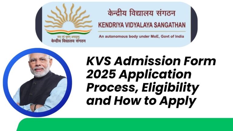 KVS Admission Form 2025