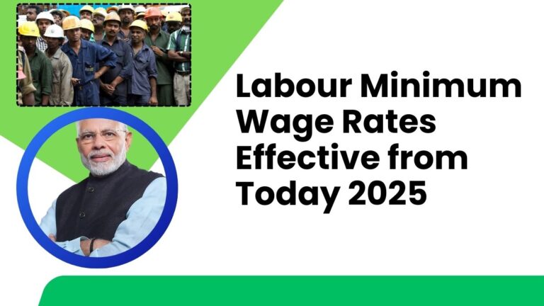 Labour Minimum Wage Rates Effective from Today 2025